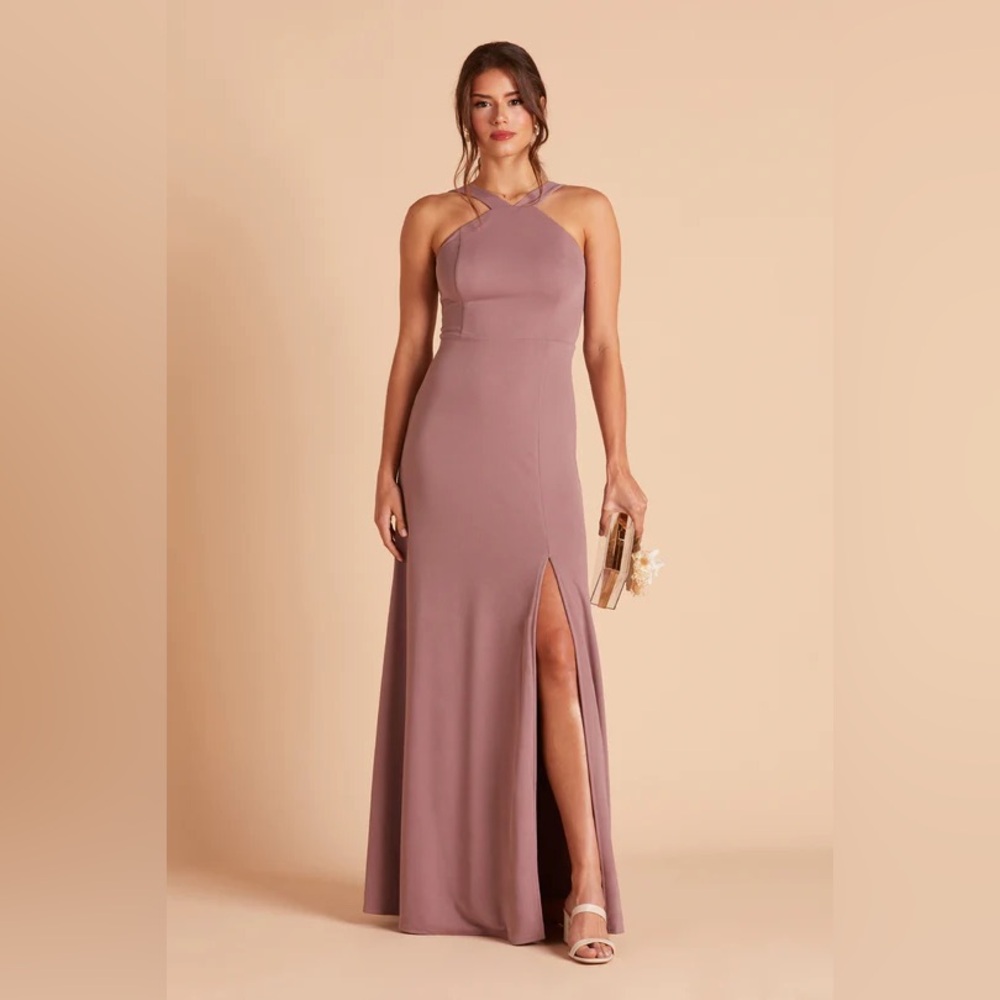 Dark mauve Gene dress from Birdy Grey